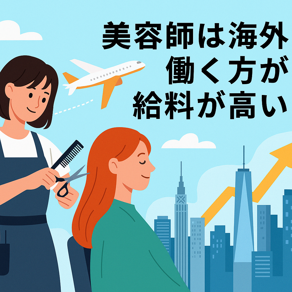 海外で働く美容師